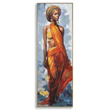 OBRAZ NA PŁÓTNIE W RAMIE Daphne -A- 52X4,5X152 cm